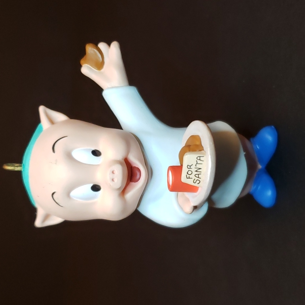 Porky Pig 1993 Hallmark Vintage Keepsake Ornament Looney Tunes Collection